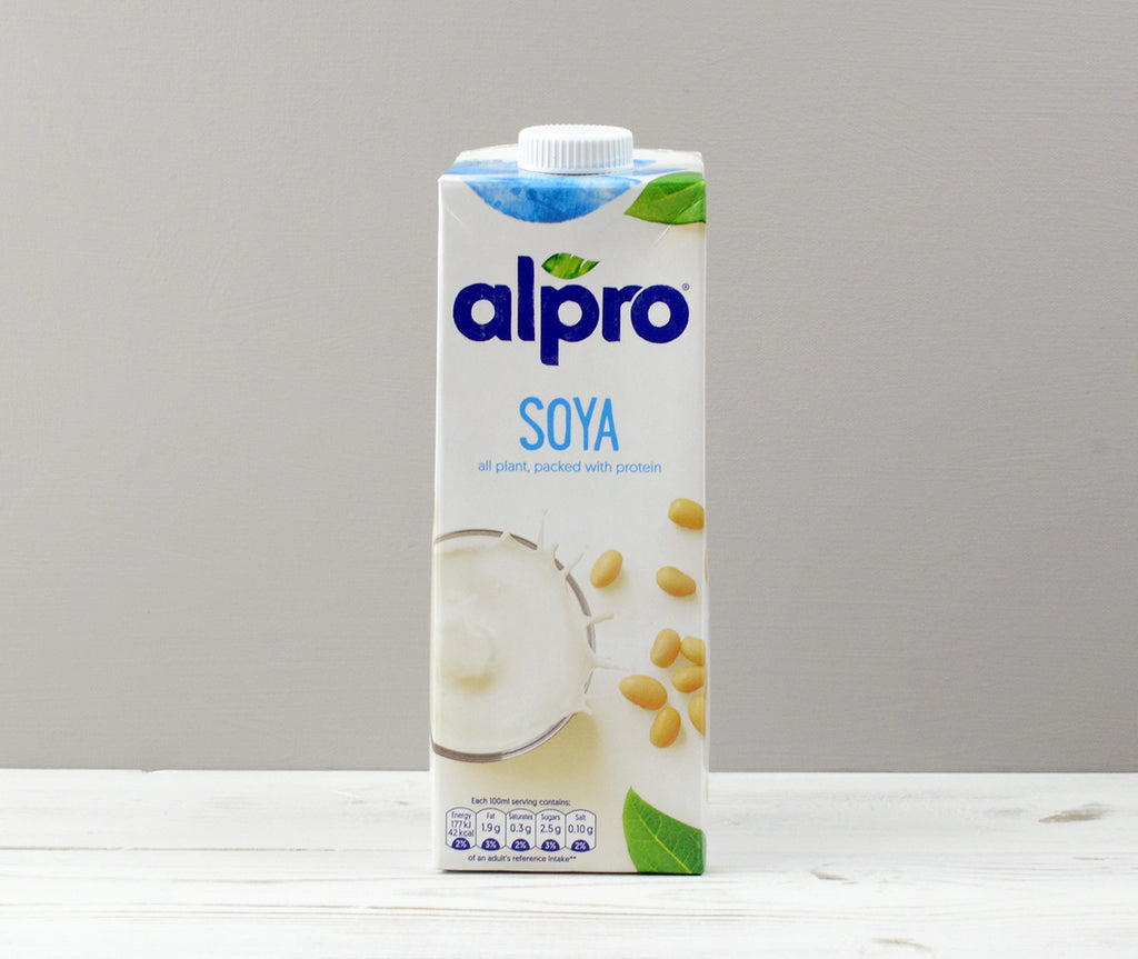 Alpro Soya milk carton