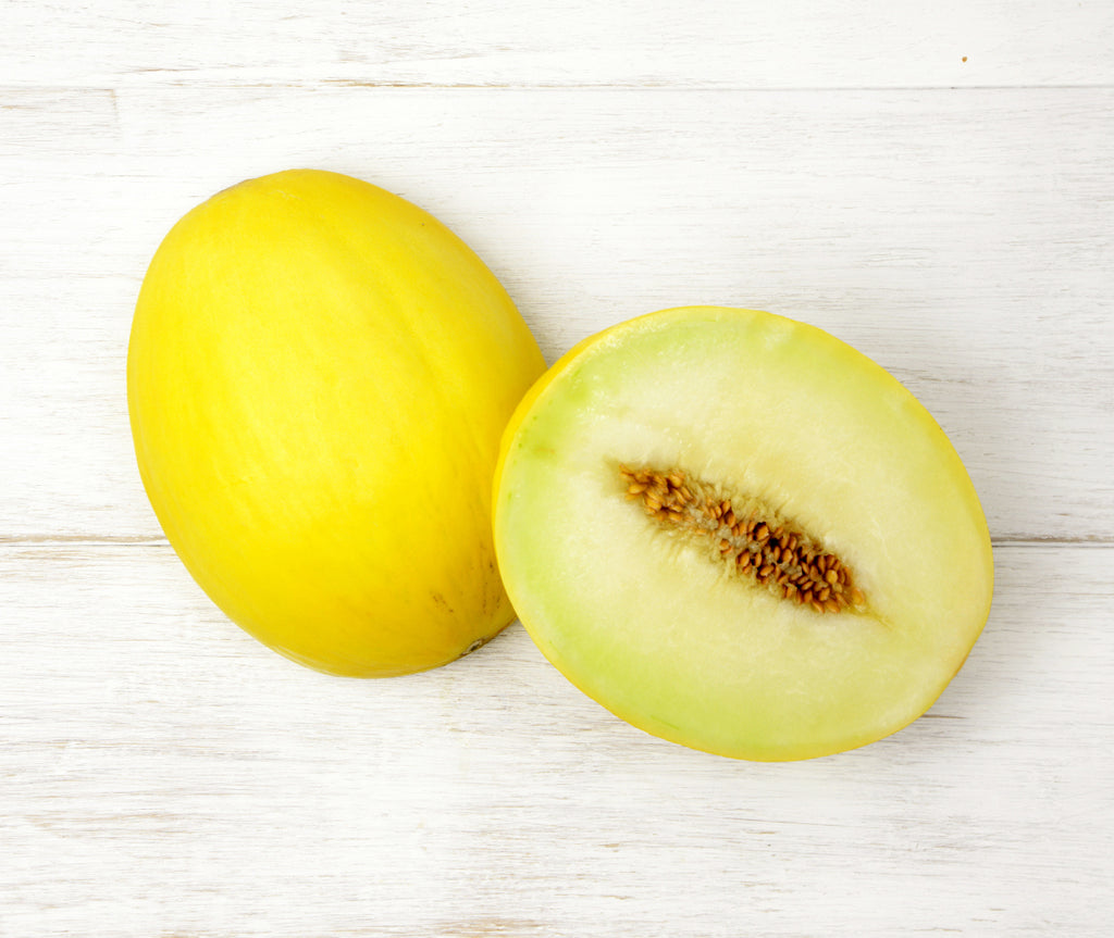 One sliced Honeydew Melon locally sourced and perfect for your customised Fruit Box