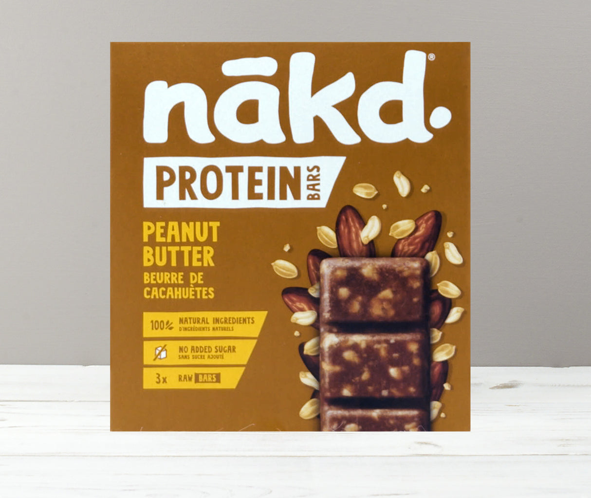 NAKD- Peanut butter bars x3