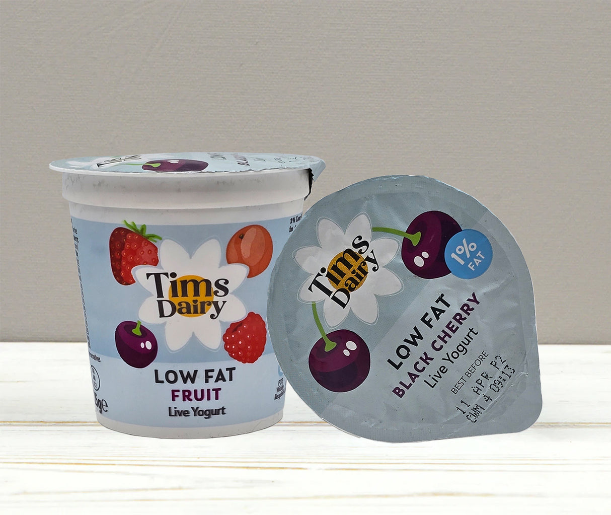 Tims Dairy Low Fat Yogurt Black Cherry (125g)