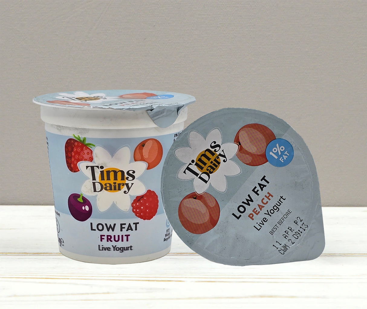 Tims Dairy Low Fat Yogurt Peach (125g)