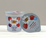 Tims Dairy Low Fat Yogurt Strawberry (125g)