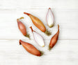 Three sliced Banana Shalots for Home and Office Delivery