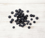 One handful of Blueberries  locally sourced for a custom Office Fruit Box 