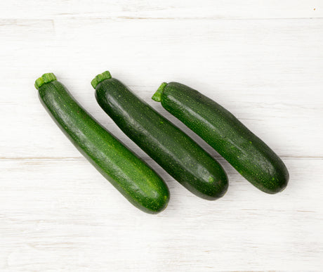 Three large Courgettes locally sourced and perfect for your customised Vegetable Box