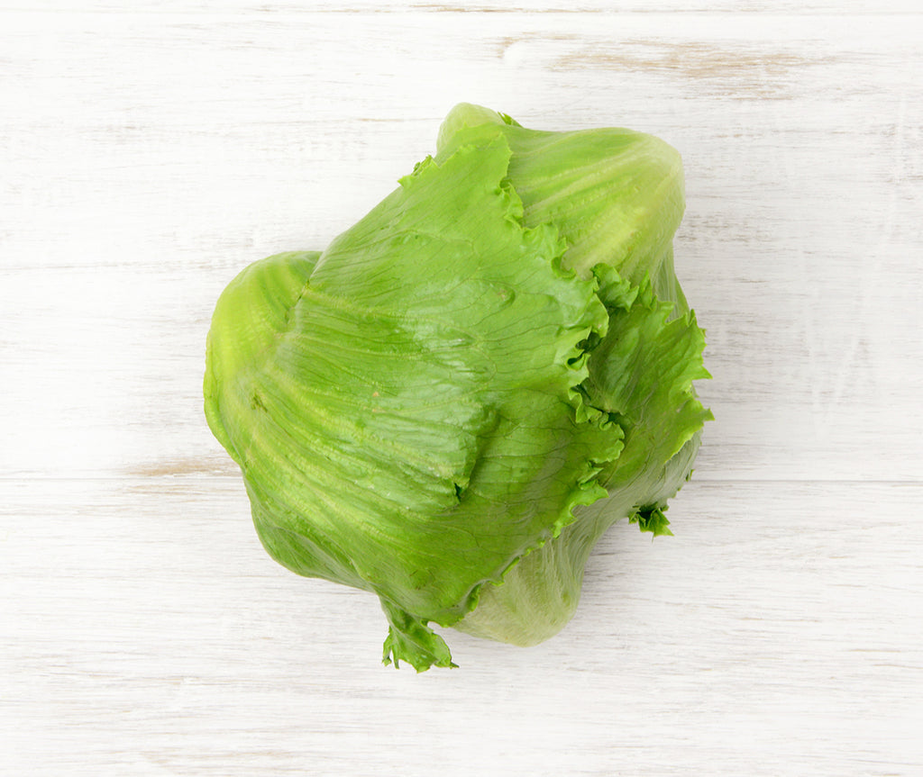 One Iceburg Lettuce locally sourced and perfect for your customised Vegetable Box