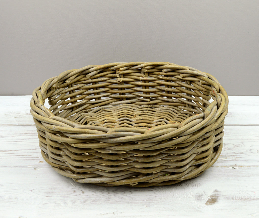 One Large woven basket perfect to hold your Office Fruit