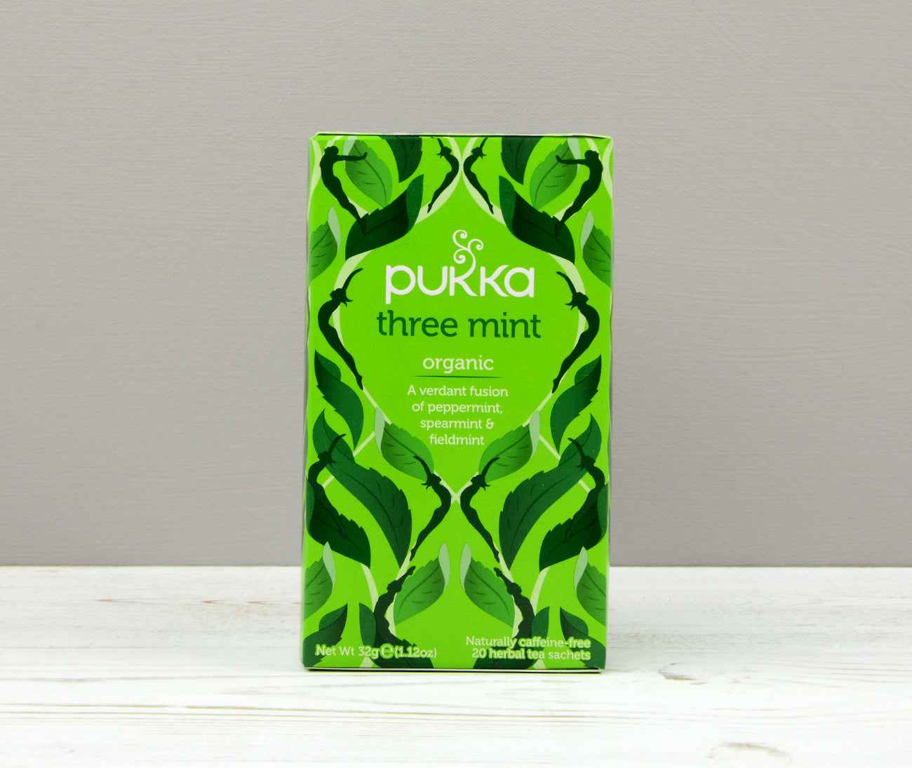Pukka Three Mint Tea Organic Peppermint Spearmint and Fieldmint Tea - 20  Tea Bags